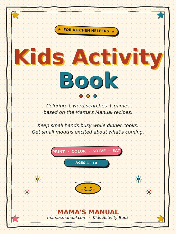 Mama's Manual — Kids Activity Book printable cover